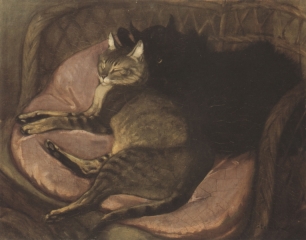 Cats on the Sofa (c. 1908)