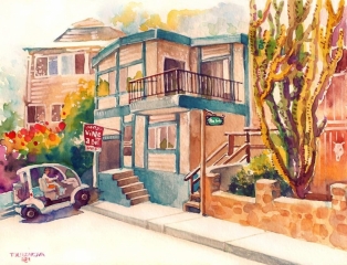 House in Santa Catalina Island. Avalon. CA.