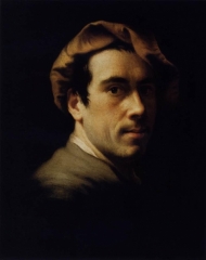 Self-portrait as young man