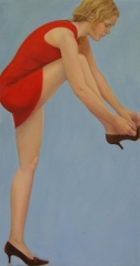 Girl in a Red Dress