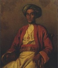 A portrait of Pangeran Sjarif Alkadri