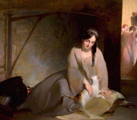 Cinderella at the Kitchen Fire, 1843, Dallas Museum of Art