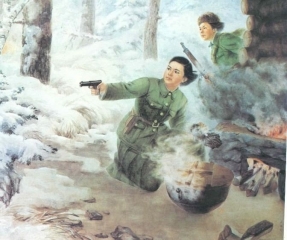 Ким Чен Сук сражается с врагом