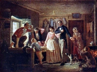 Сватовство чиновника к дочери портного. 1862.