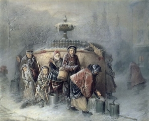 Очередная у бассейна. 1865. Художественный музей Беларуси