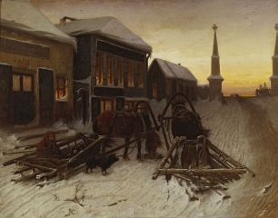 Последний кабак у заставы. 1868. Государственная Третьяковская галерея