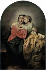 Христос и Богоматерь у житейского моря. 1867. Государственная Третьяковская галерея