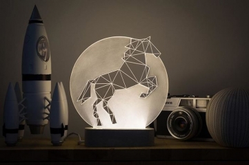 Horse Lamp, Full Moon Collection