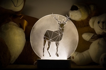 Deer Lamp, Full Moon Collection