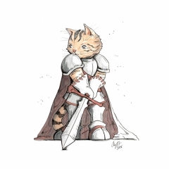 Knight American Wire Hair Tabby